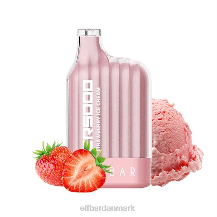 ELFBAR bedste smag engangs vape cr5000 ice serie D46T23 jordbær is