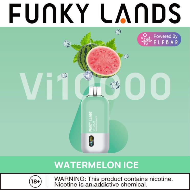 ELFBAR funky lands best flavor engangs vape vi10000 iced serie D46T154 vandmelon is